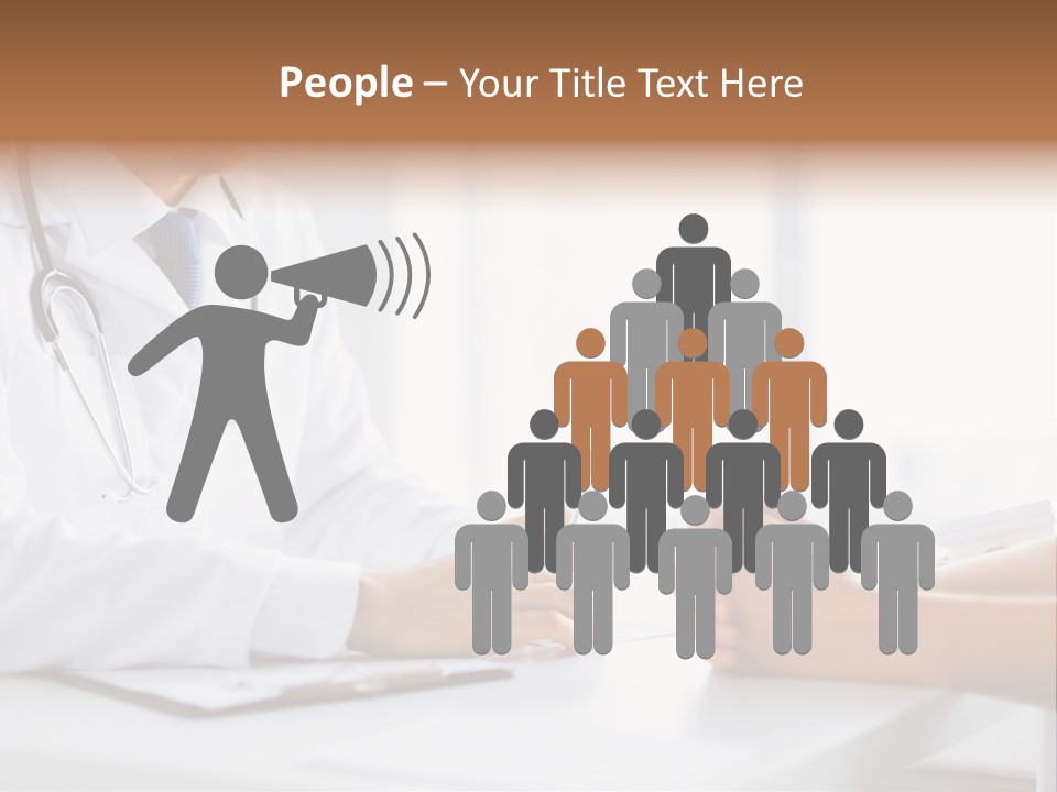 Man Clinic Hospital PowerPoint Template