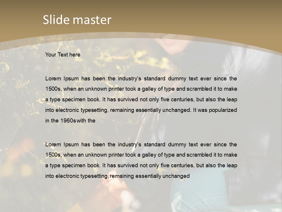 A Woman Sitting On The Ground With A Black Purse PowerPoint Template