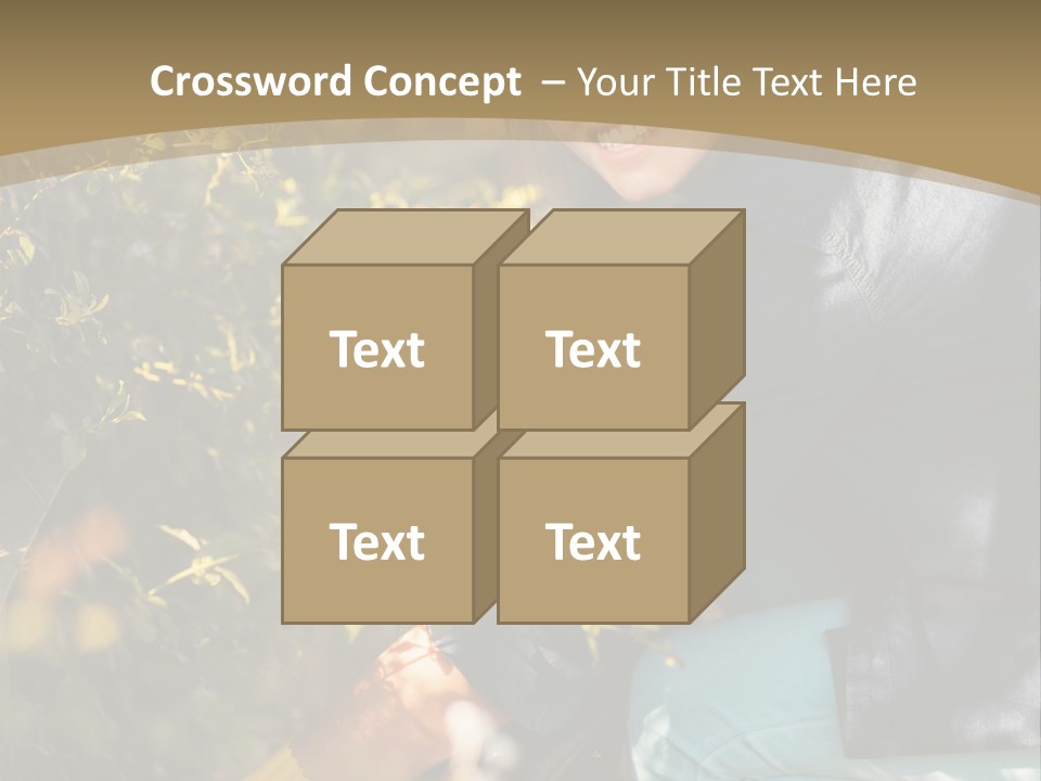 A Woman Sitting On The Ground With A Black Purse PowerPoint Template