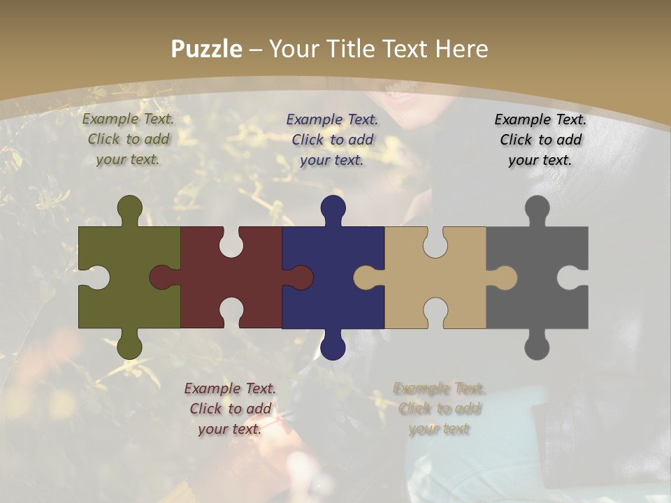 A Woman Sitting On The Ground With A Black Purse PowerPoint Template