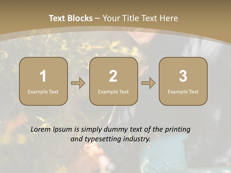 A Woman Sitting On The Ground With A Black Purse PowerPoint Template