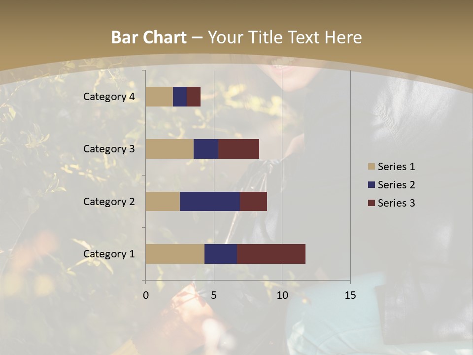 A Woman Sitting On The Ground With A Black Purse PowerPoint Template