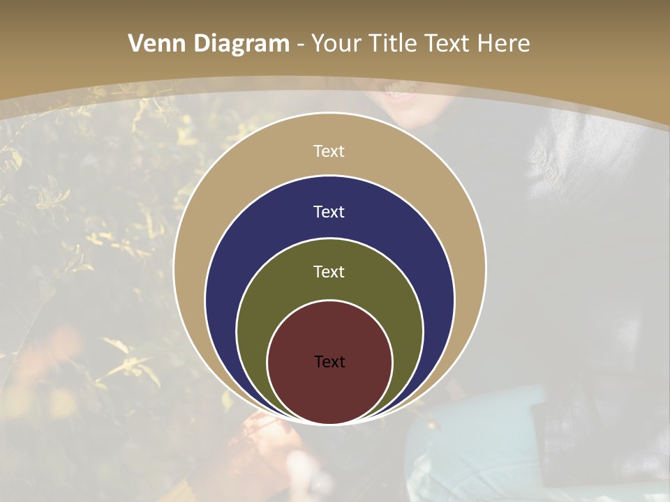 A Woman Sitting On The Ground With A Black Purse PowerPoint Template