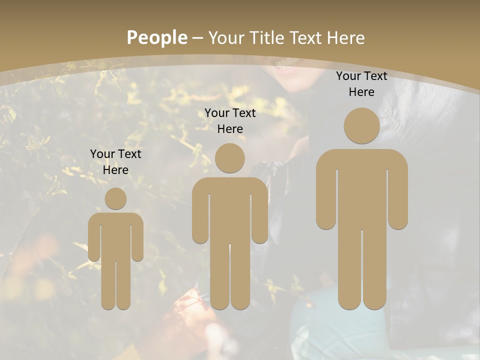 A Woman Sitting On The Ground With A Black Purse PowerPoint Template