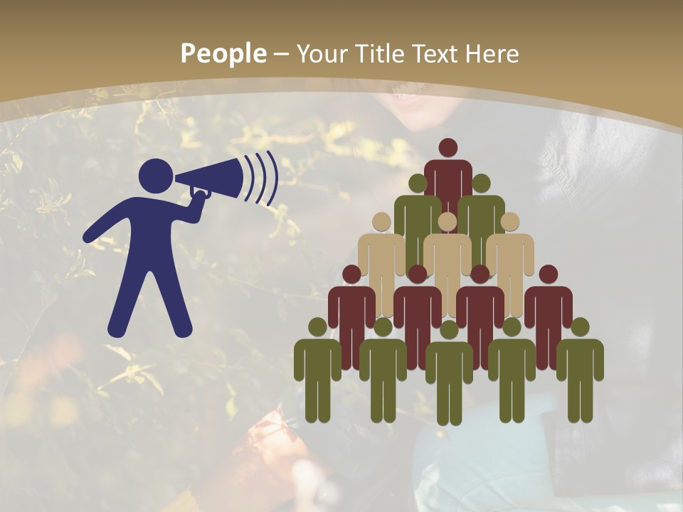 A Woman Sitting On The Ground With A Black Purse PowerPoint Template