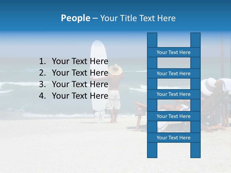 Torso Caucasian Background PowerPoint Template