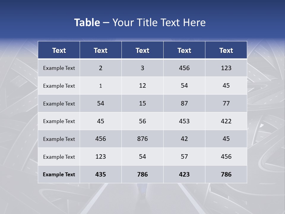 Straight Path Strategy Stay On Course PowerPoint Template