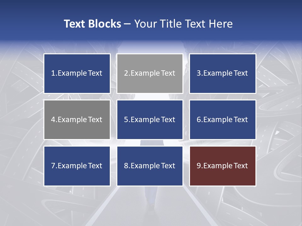 Straight Path Strategy Stay On Course PowerPoint Template