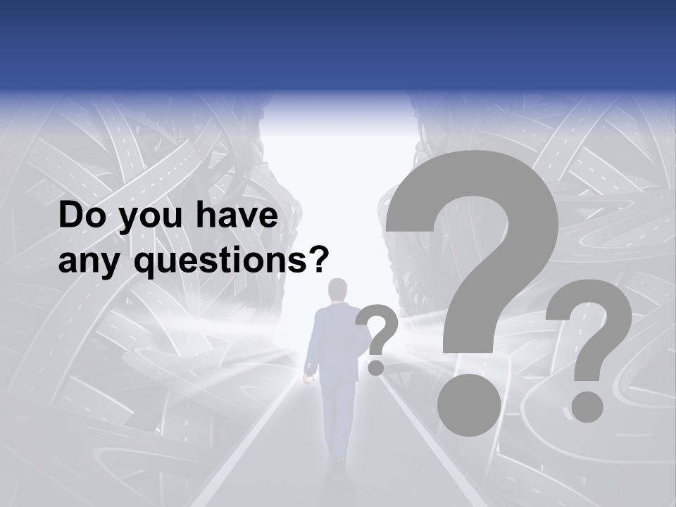 Straight Path Strategy Stay On Course PowerPoint Template