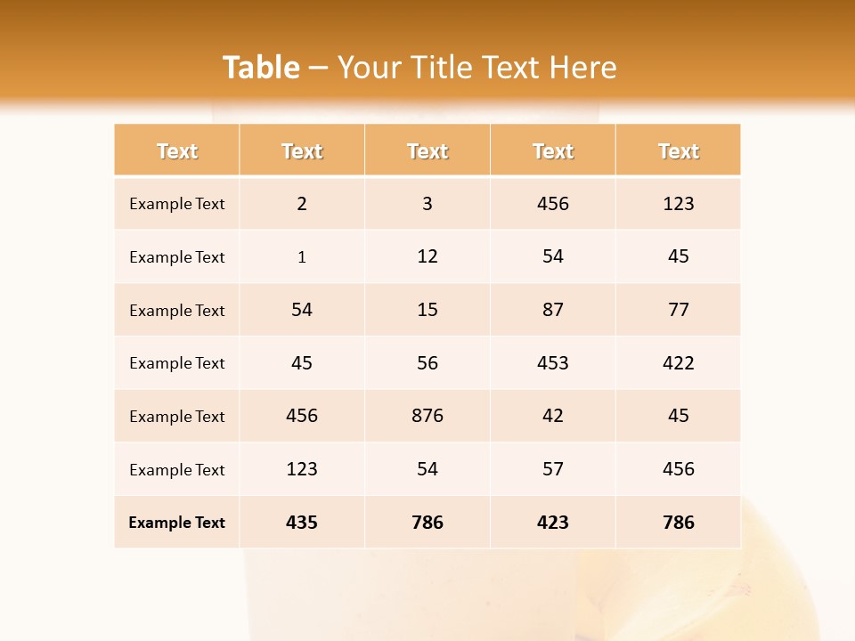 White Sweet Fresh PowerPoint Template