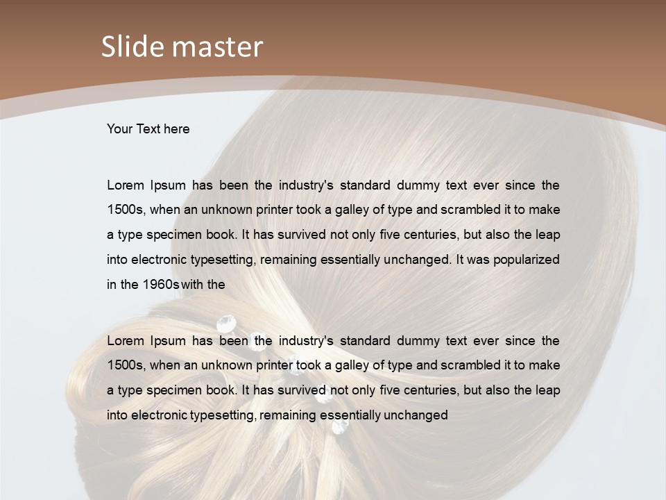 Model Styling Jewelry PowerPoint Template