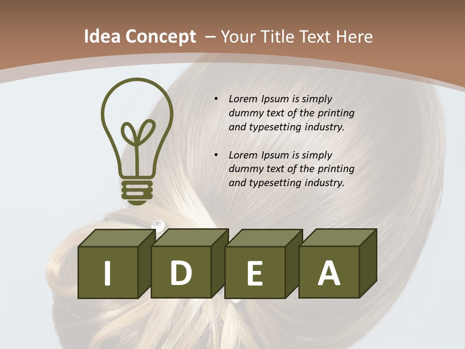 Model Styling Jewelry PowerPoint Template