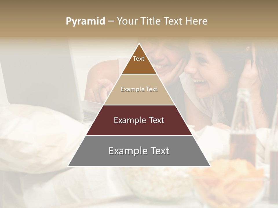 Pillows Friends Chips PowerPoint Template