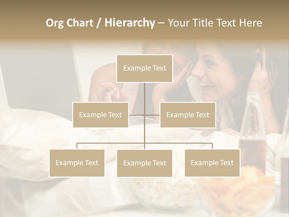 Pillows Friends Chips PowerPoint Template