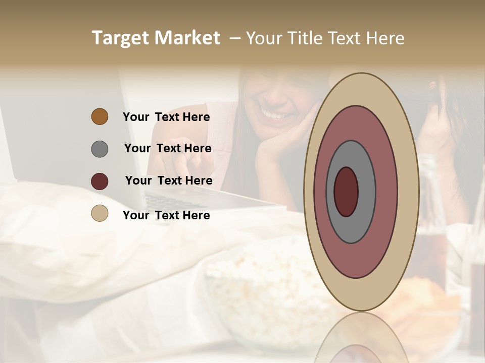 Pillows Friends Chips PowerPoint Template