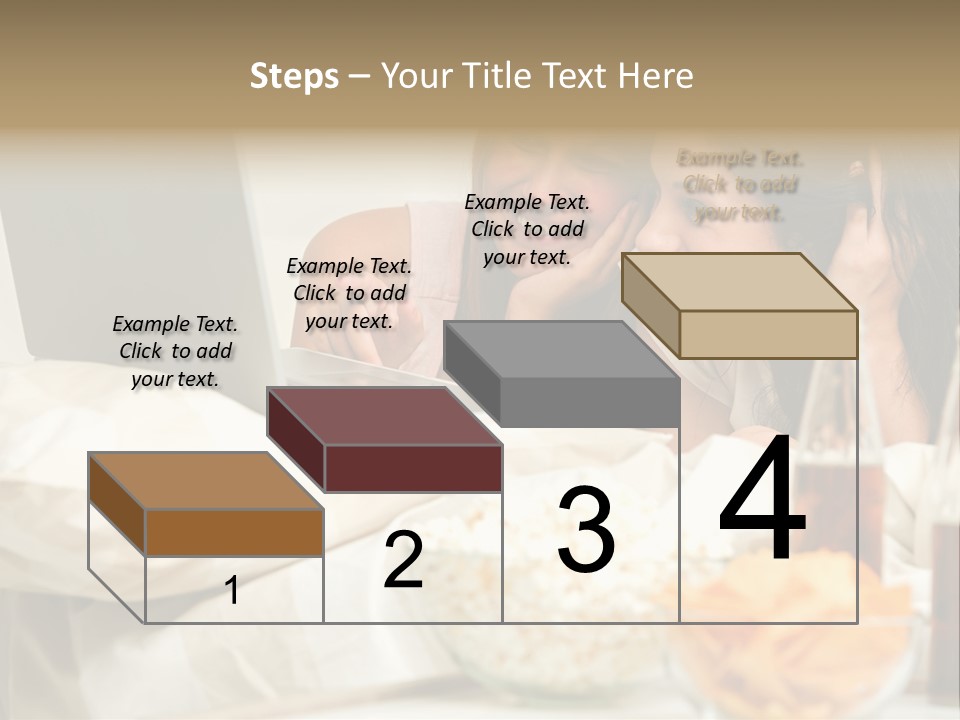 Pillows Friends Chips PowerPoint Template