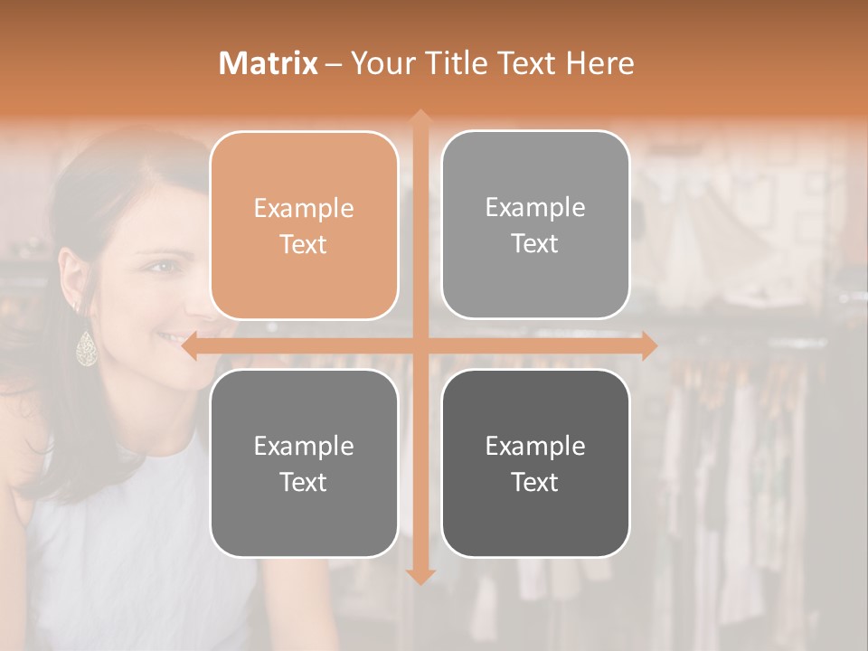 Friendly Trend Smiling PowerPoint Template