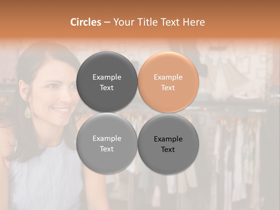Friendly Trend Smiling PowerPoint Template