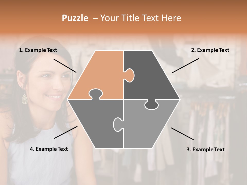 Friendly Trend Smiling PowerPoint Template