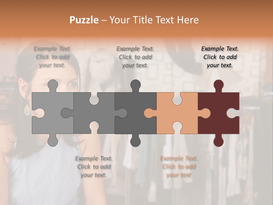 Friendly Trend Smiling PowerPoint Template