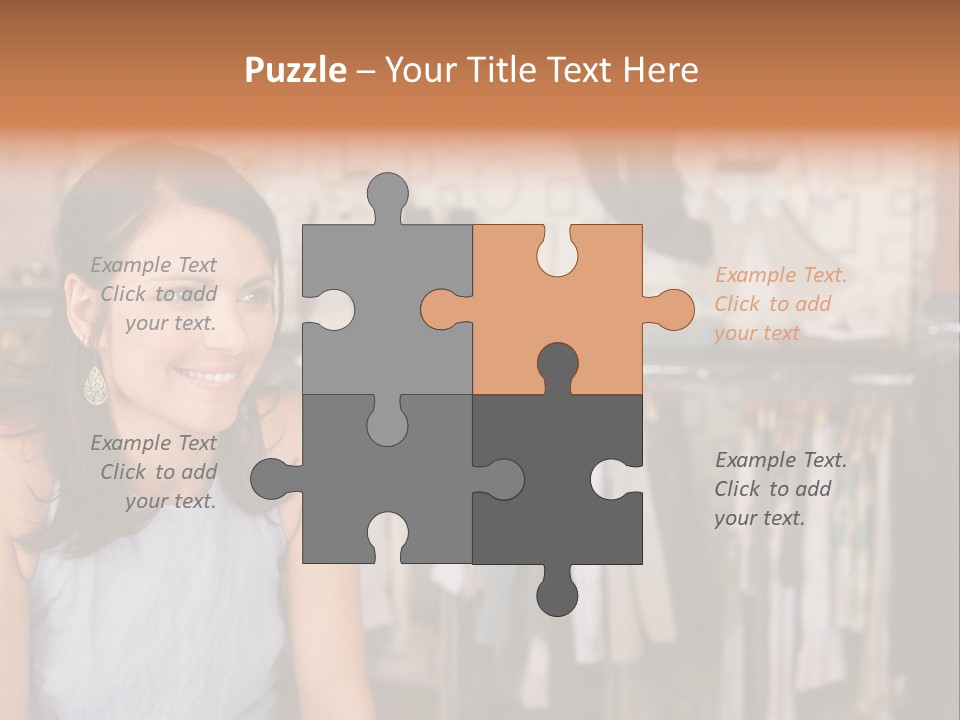 Friendly Trend Smiling PowerPoint Template