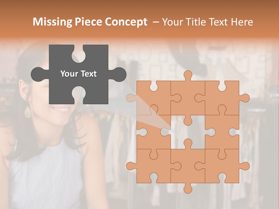 Friendly Trend Smiling PowerPoint Template