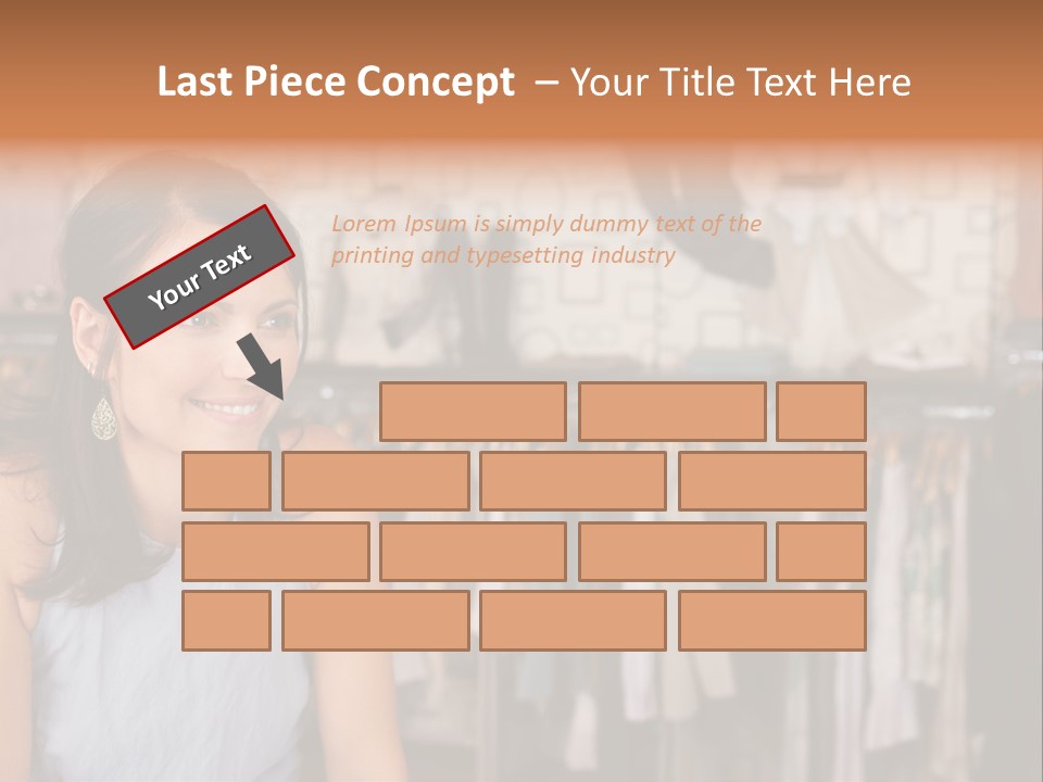 Friendly Trend Smiling PowerPoint Template