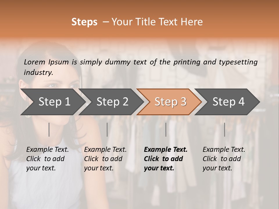 Friendly Trend Smiling PowerPoint Template