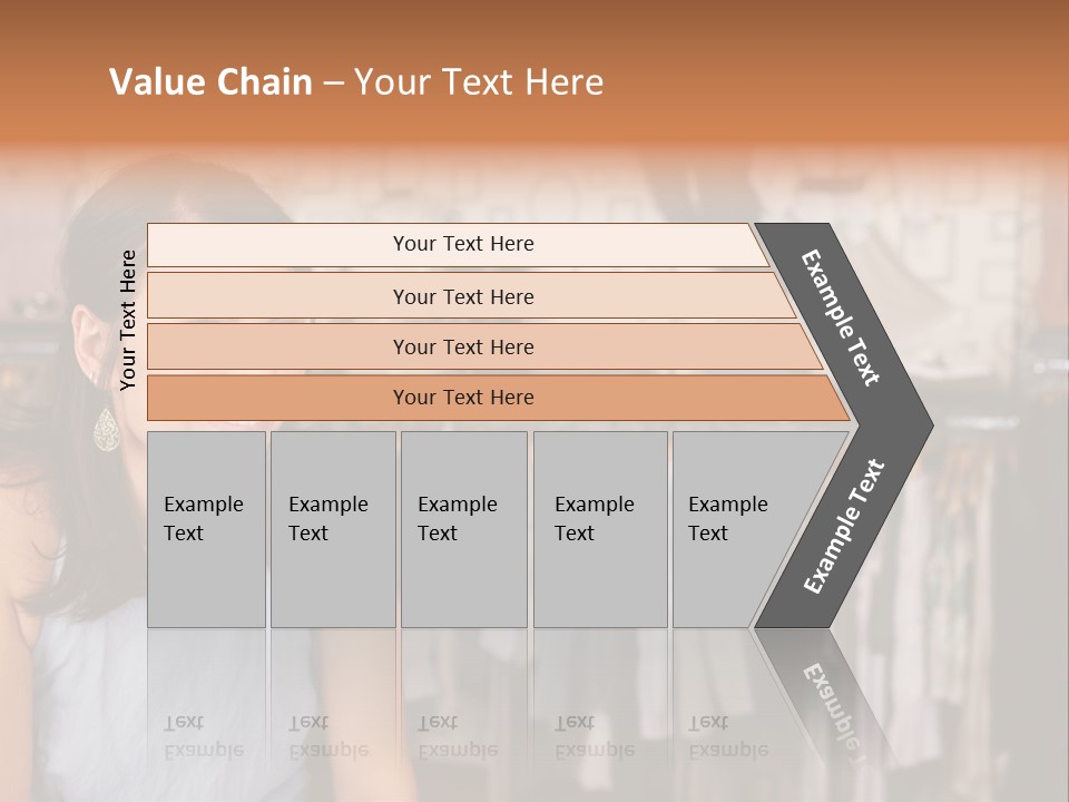 Friendly Trend Smiling PowerPoint Template