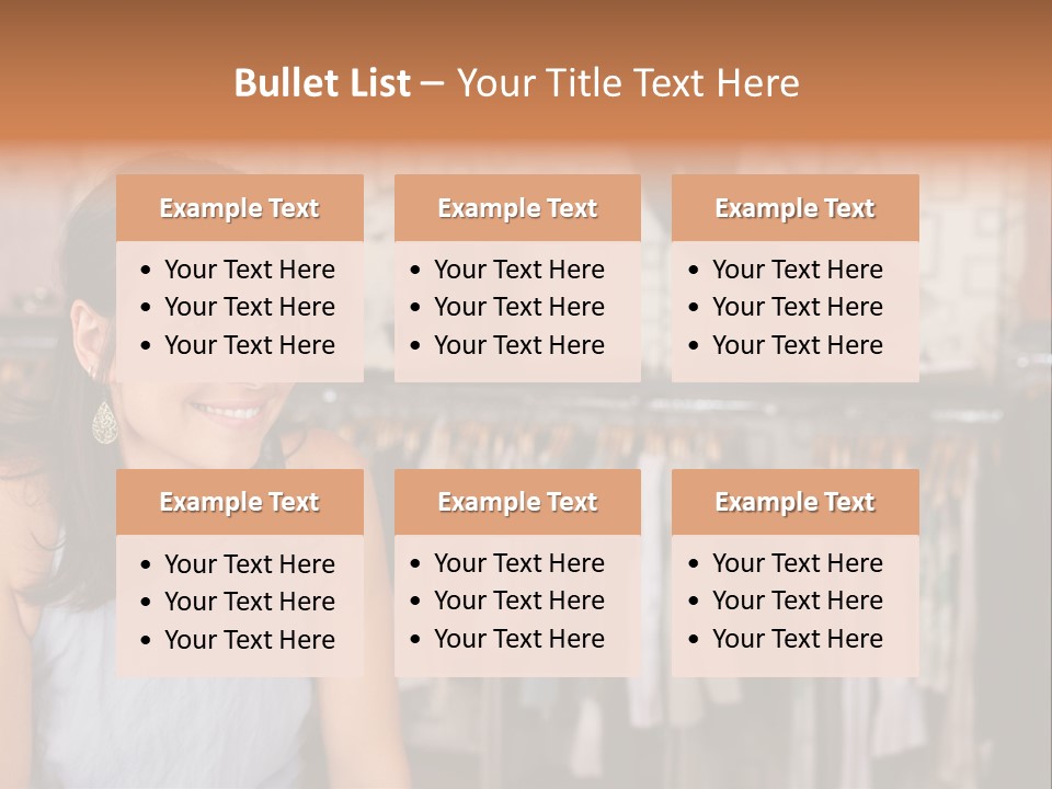 Friendly Trend Smiling PowerPoint Template