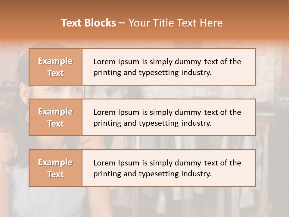 Friendly Trend Smiling PowerPoint Template