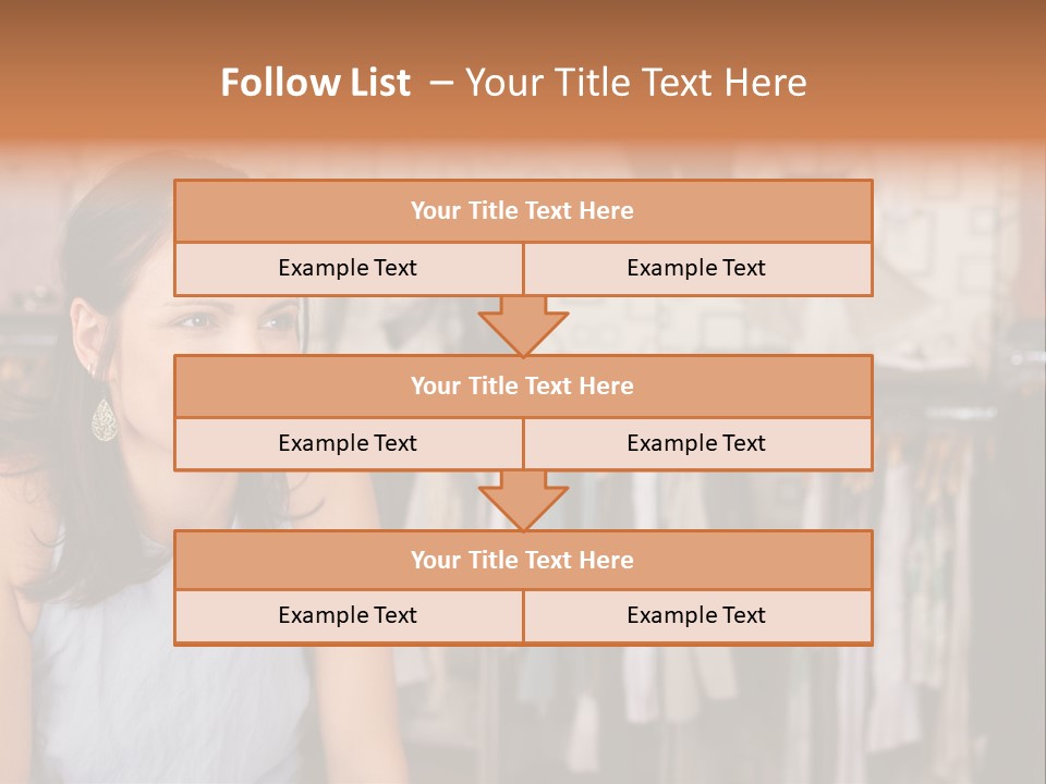 Friendly Trend Smiling PowerPoint Template