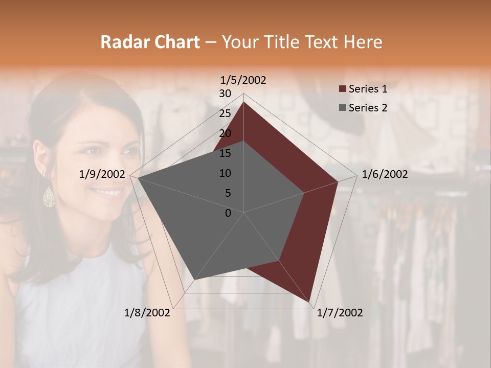 Friendly Trend Smiling PowerPoint Template