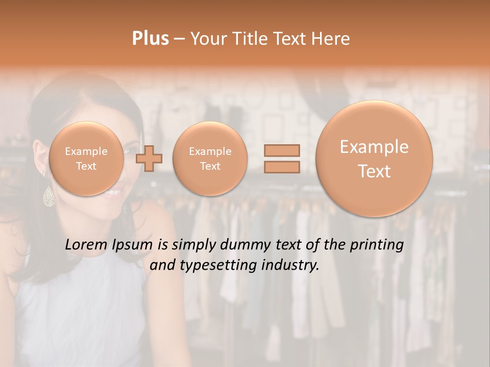 Friendly Trend Smiling PowerPoint Template