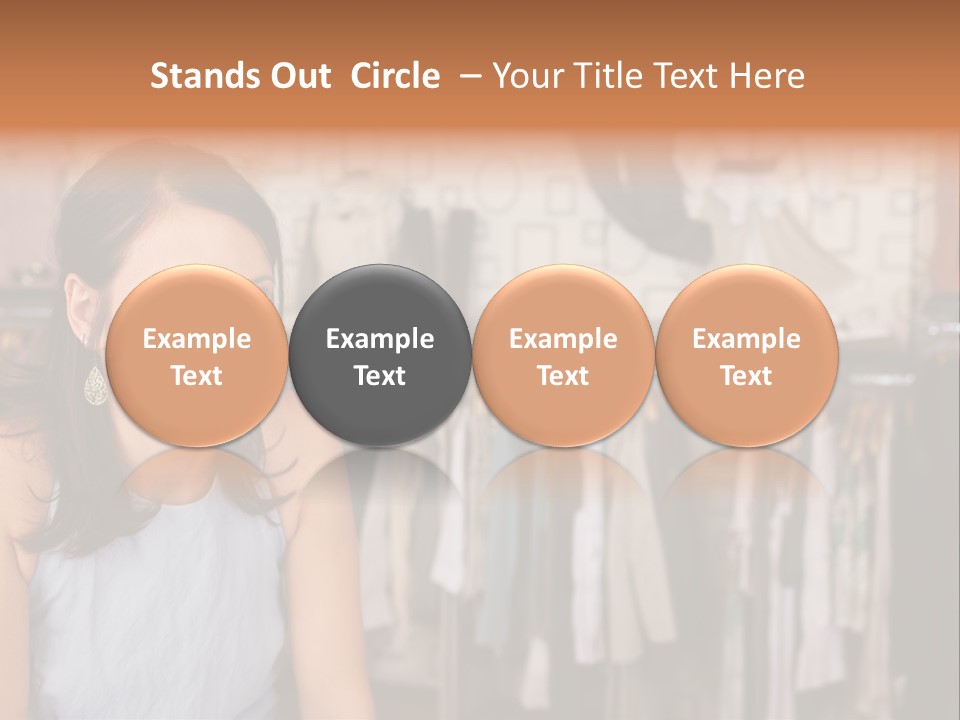 Friendly Trend Smiling PowerPoint Template