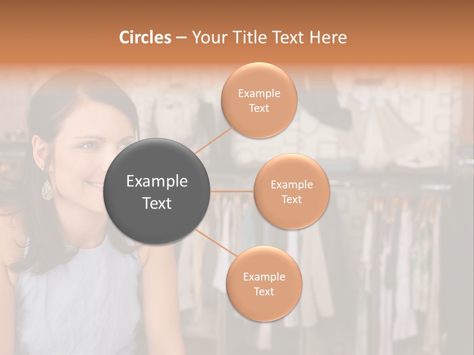 Friendly Trend Smiling PowerPoint Template