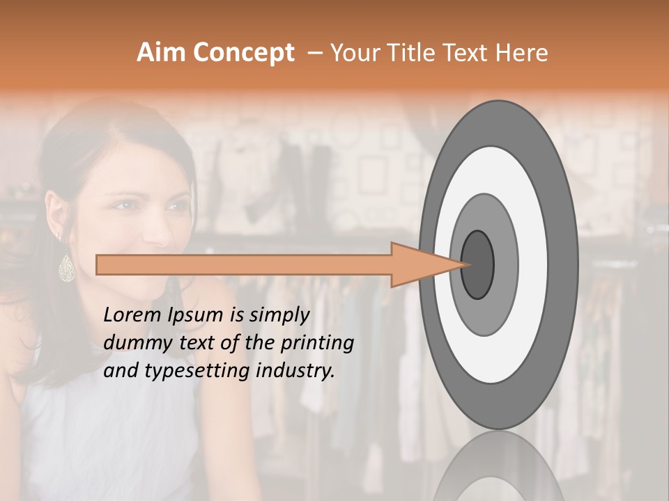 Friendly Trend Smiling PowerPoint Template