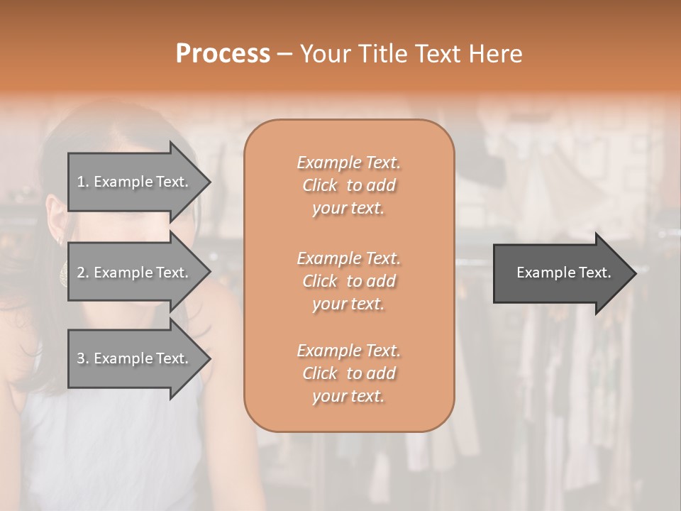 Friendly Trend Smiling PowerPoint Template