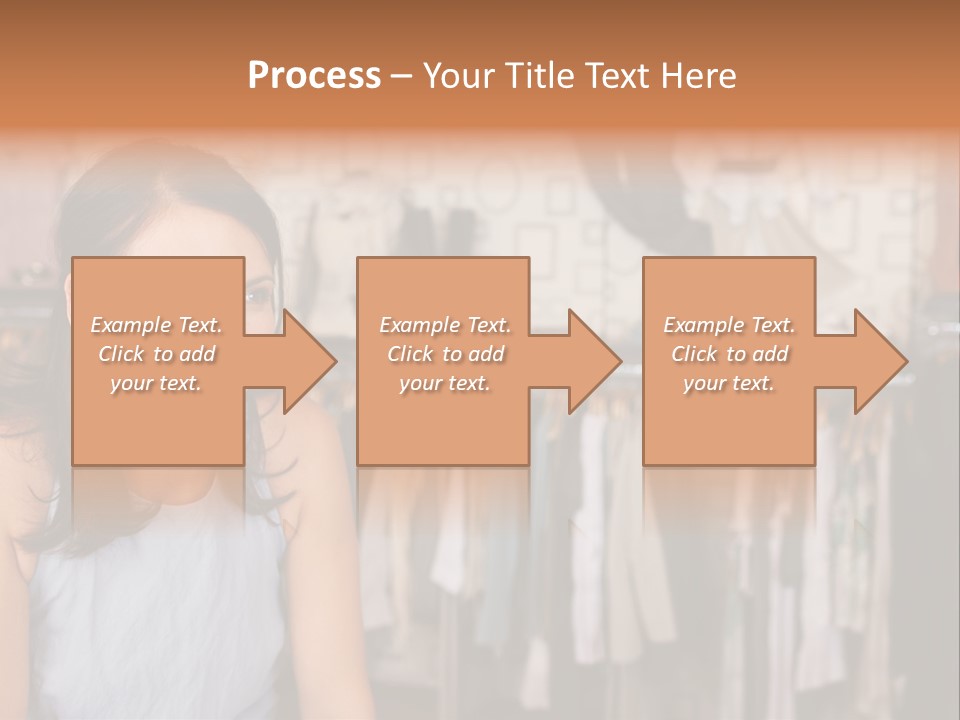 Friendly Trend Smiling PowerPoint Template