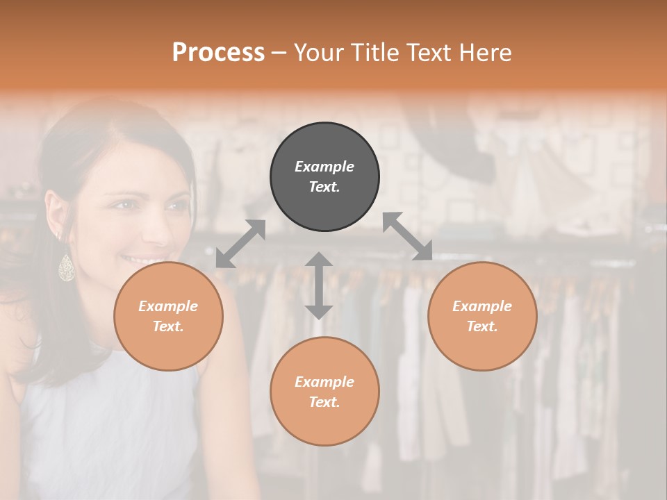 Friendly Trend Smiling PowerPoint Template