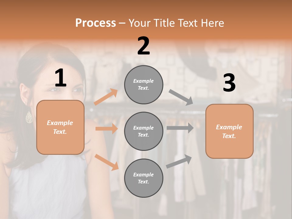 Friendly Trend Smiling PowerPoint Template