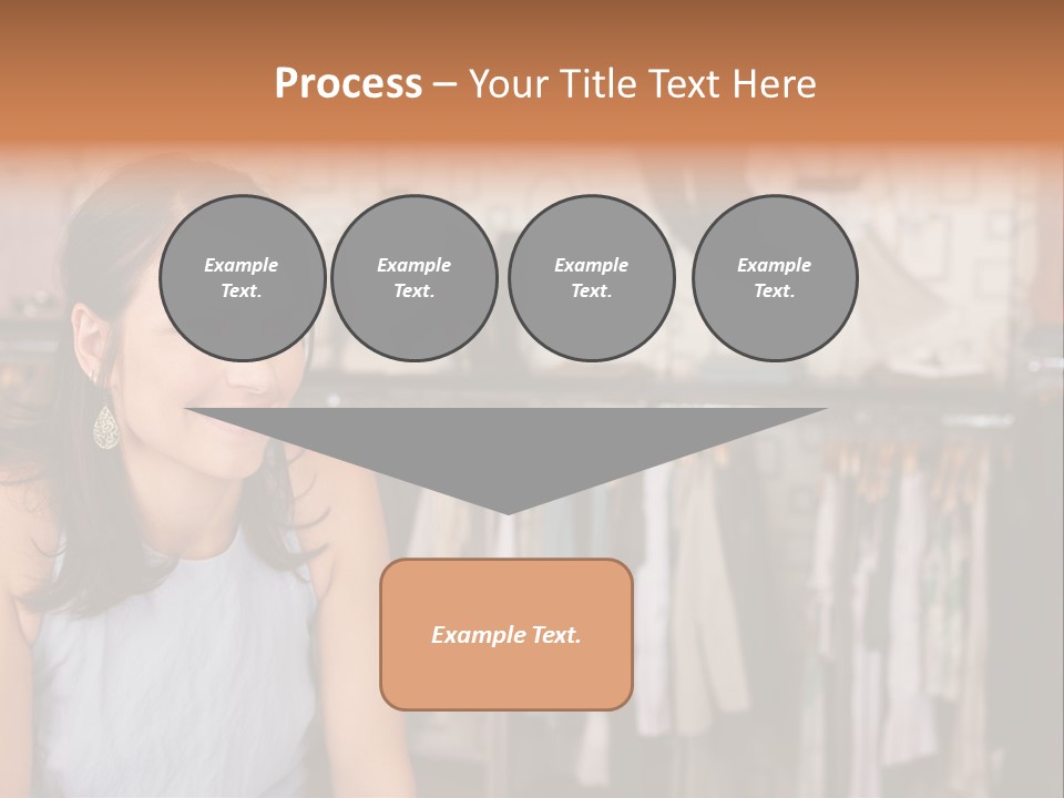 Friendly Trend Smiling PowerPoint Template