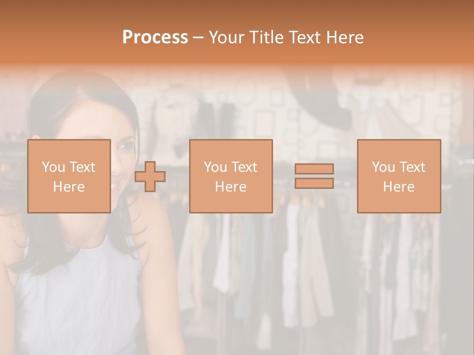 Friendly Trend Smiling PowerPoint Template