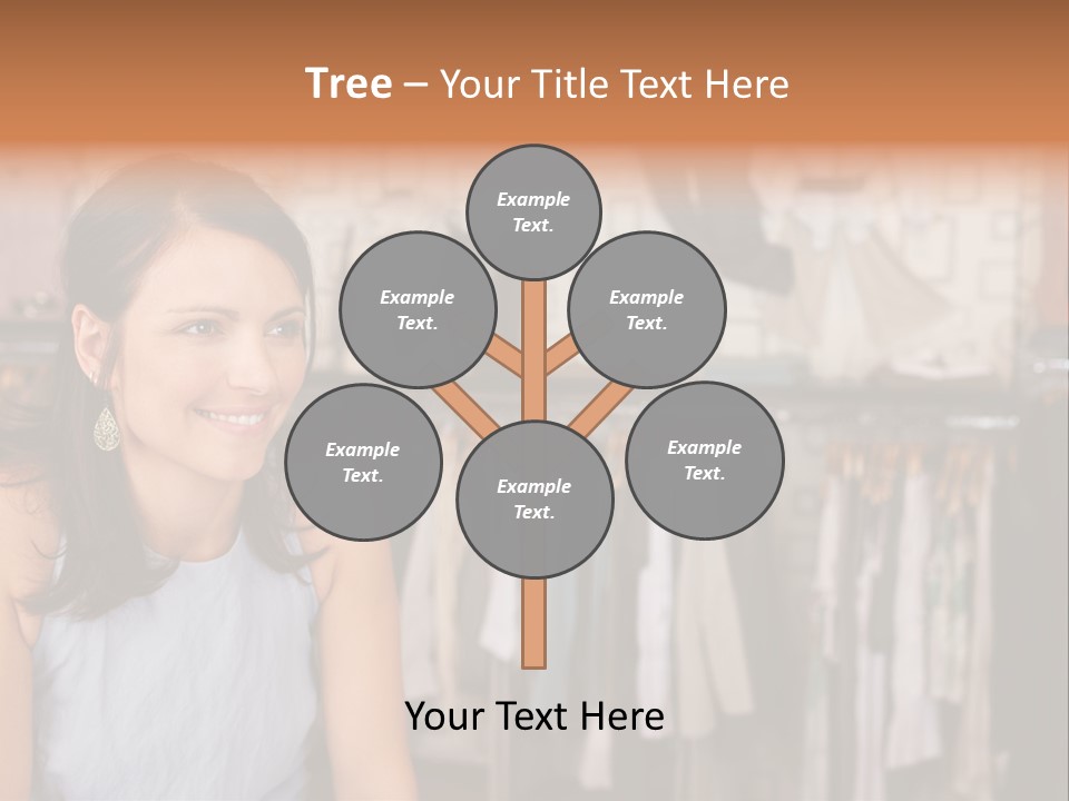 Friendly Trend Smiling PowerPoint Template