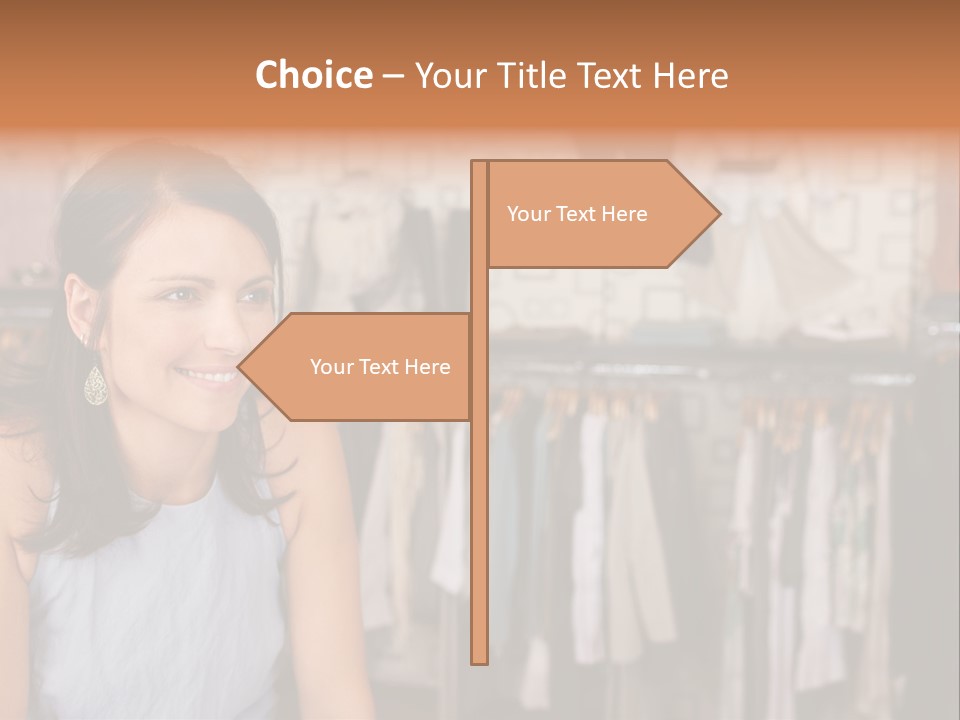 Friendly Trend Smiling PowerPoint Template