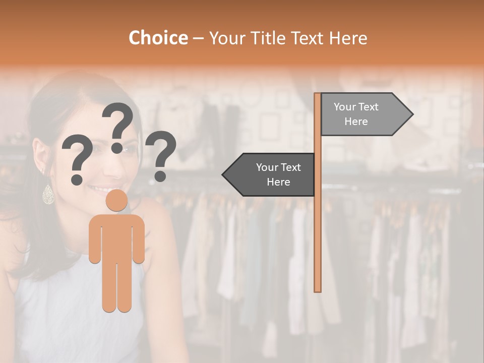 Friendly Trend Smiling PowerPoint Template