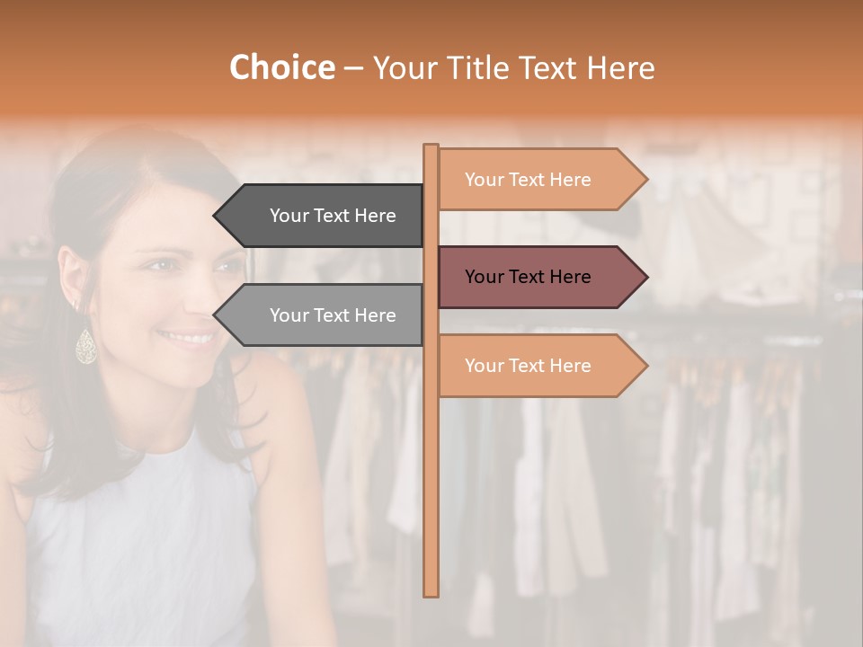 Friendly Trend Smiling PowerPoint Template