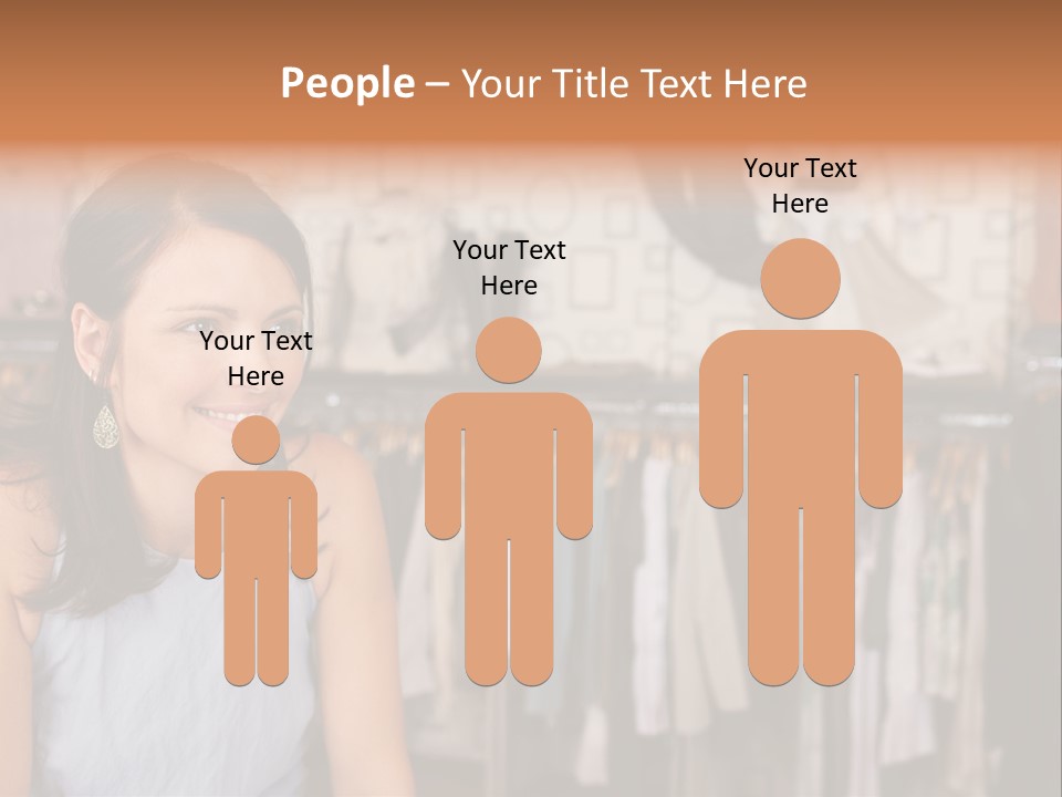 Friendly Trend Smiling PowerPoint Template