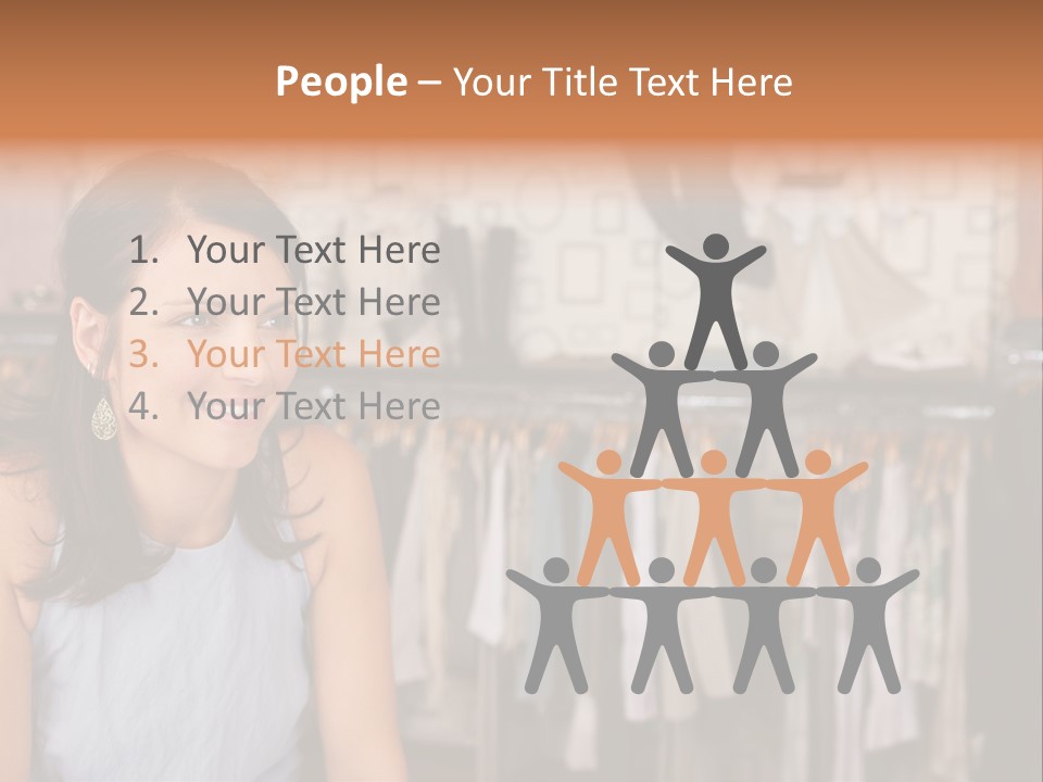 Friendly Trend Smiling PowerPoint Template