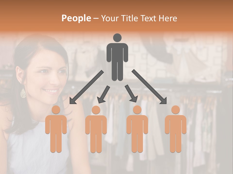 Friendly Trend Smiling PowerPoint Template